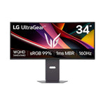 Monitor Gamer LG UltraGear 34" WQHD Curvo 160Hz 1ms 34G600A-B