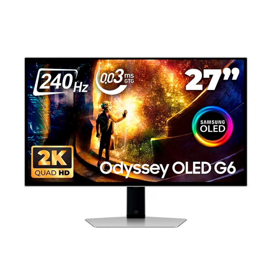 Monitor Gamer Samsung Odyssey OLED G6 27" QHD 240Hz 0.03ms