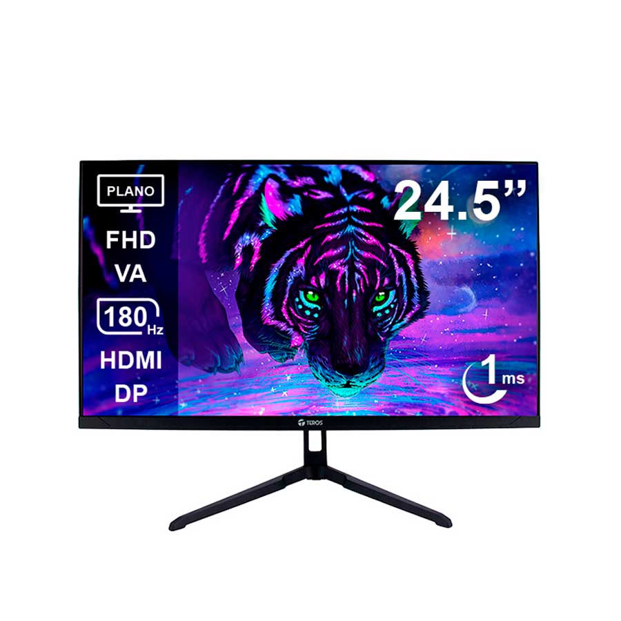 Monitor Gaming TEROS TE-2475G 24.5" FHD VA 180Hz 1ms