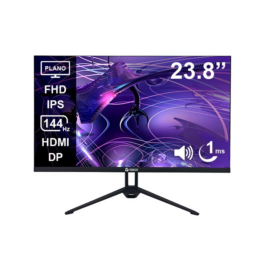 Monitor Gaming TEROS TE-2417S 24" FHD IPS 144Hz 1ms FreeSync