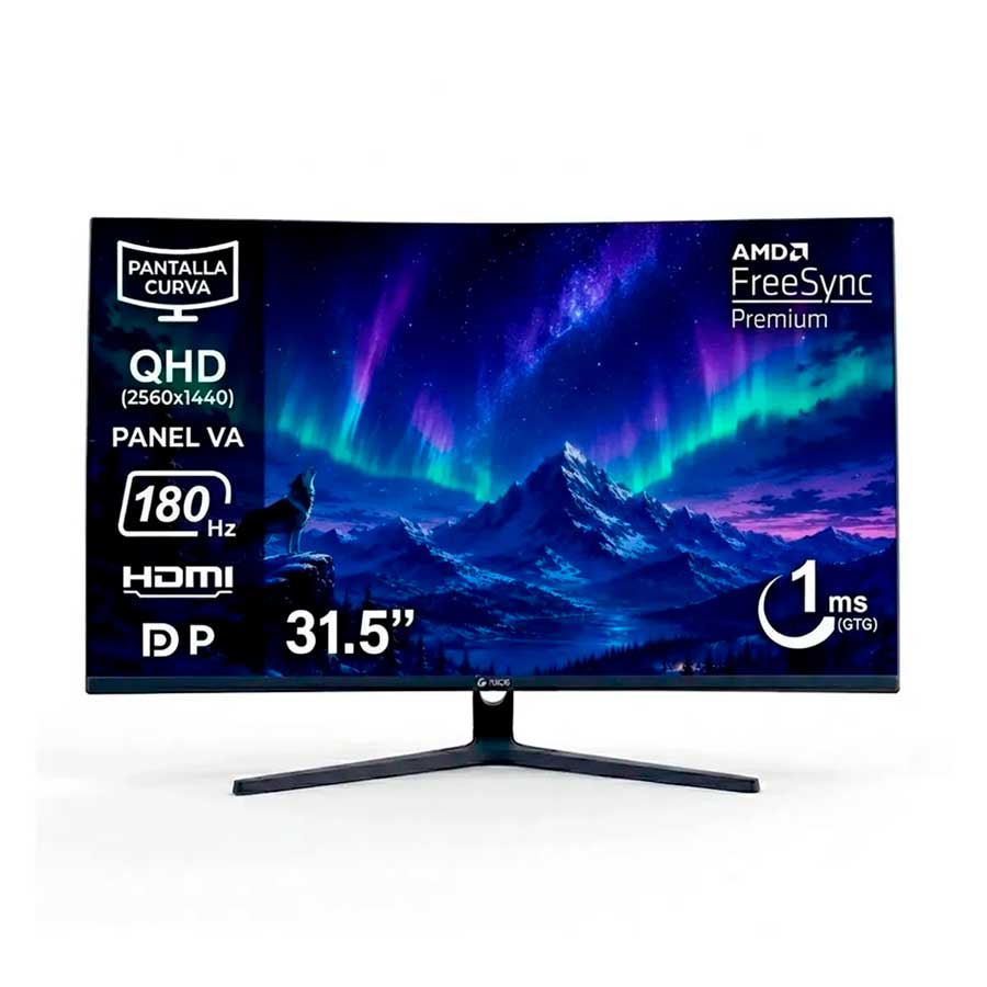 Monitor Curvo Gaming TEROS TE-3218G 31.5" QHD VA 180Hz 1ms FreeSync