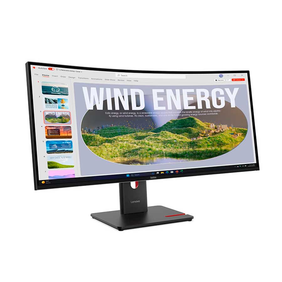 Monitor Curvo Lenovo ThinkVision T34WD-40 34" WQHD 120Hz USB-C